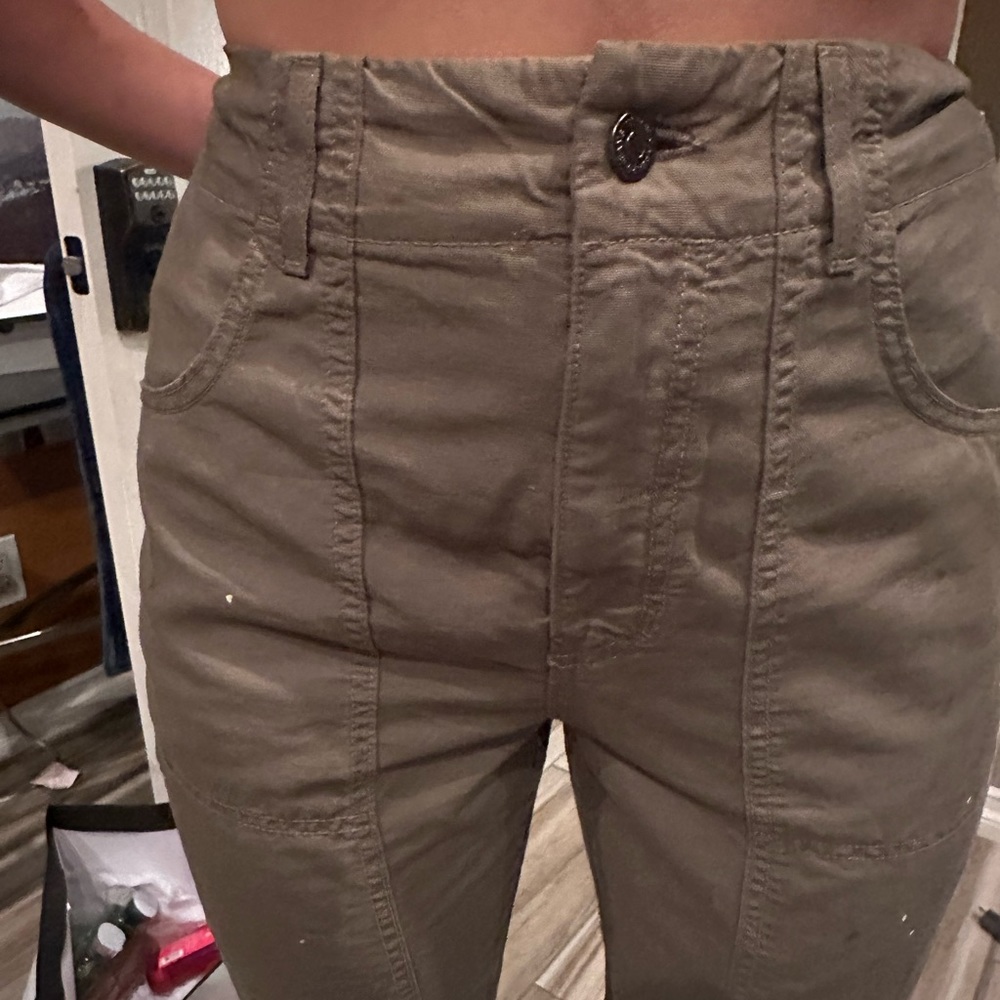 Green Veronica beard jeans